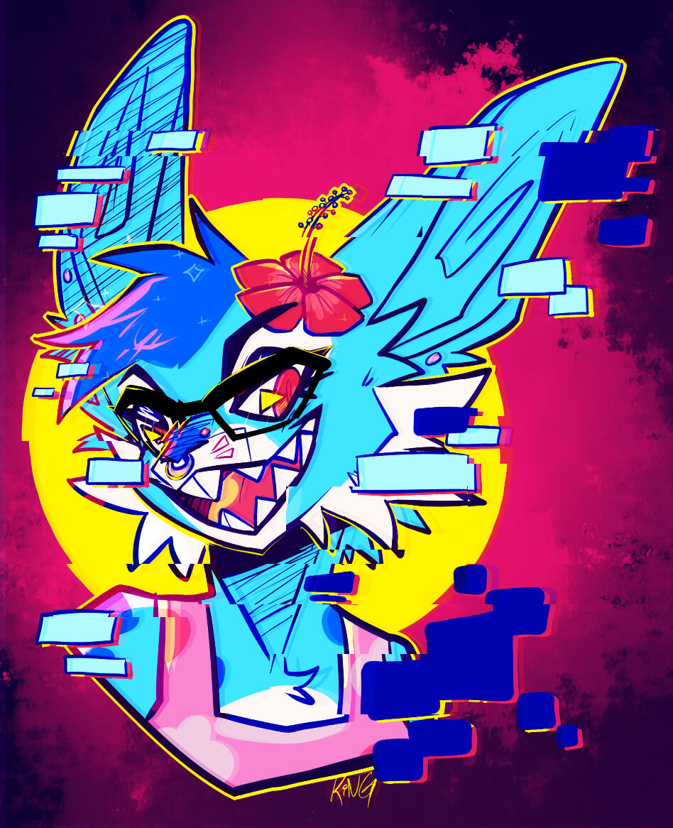 baklavoice drawn by king of batnoise!